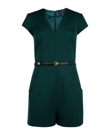 Ted-Baker-ELLYSA-DARK GREEN_Jersey-Jumpsuit