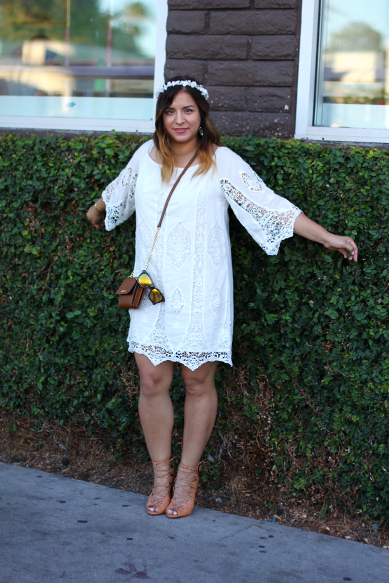 Rossana Vanoni - Urban Outfitters Staring at the Stars dress, Schutz sandals, Micheal Kors bag, Marc Jacobs sunnies, Cartier bracelet, Baublebar earrings