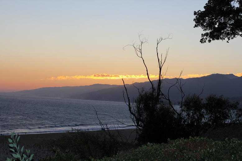 Rossana Vanoni Sunset at Santa Monica Palisades Park