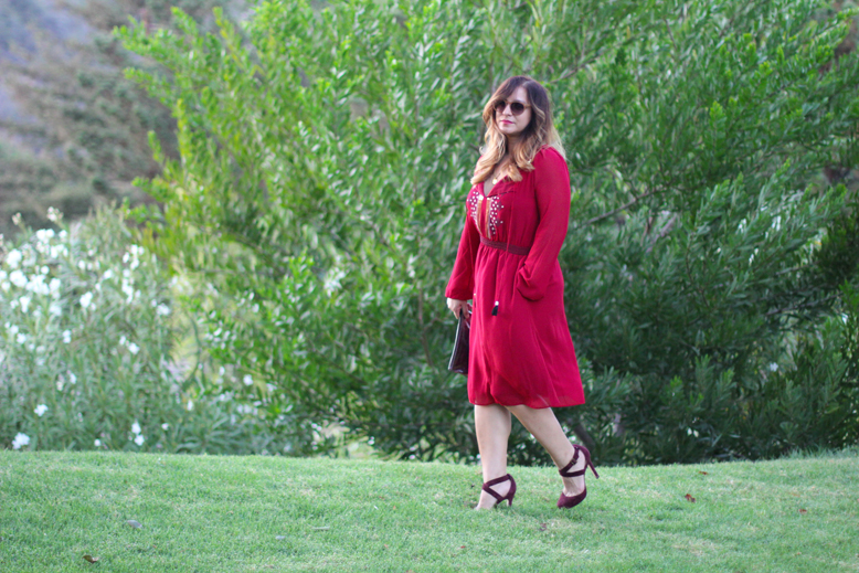 Rossana Vanoni Joseph Altuzarra X Target dress, Marc Jacobs NM + Target clutch, Rachel Zoe pumps & H&M sunglasses