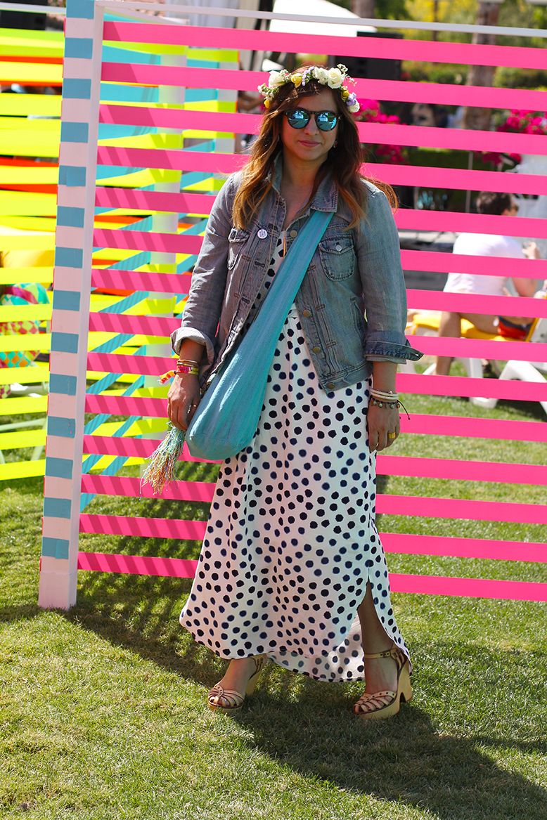 2015 Coachella boho chic at PopSugar Cabana Club party