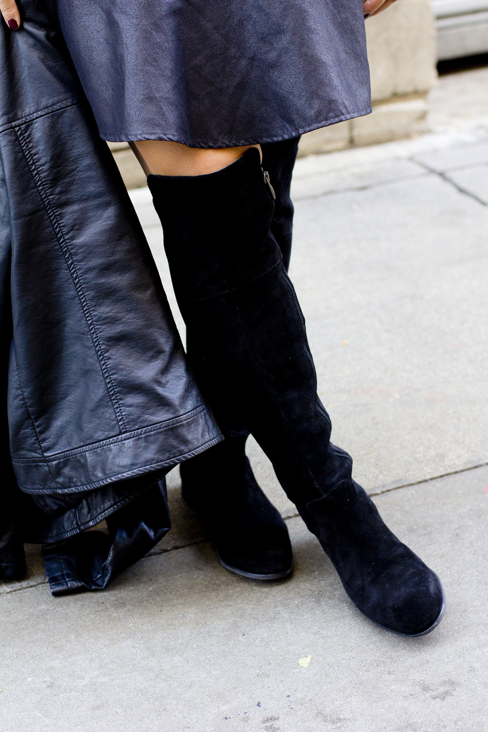 My Franco Sarto Over The Knee Boots for Winter from DSW • Rossana Vanoni