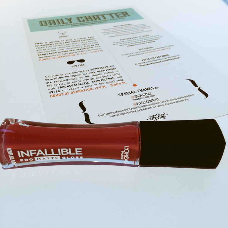 L'oreal new Infallible Pro Matte Gloss 