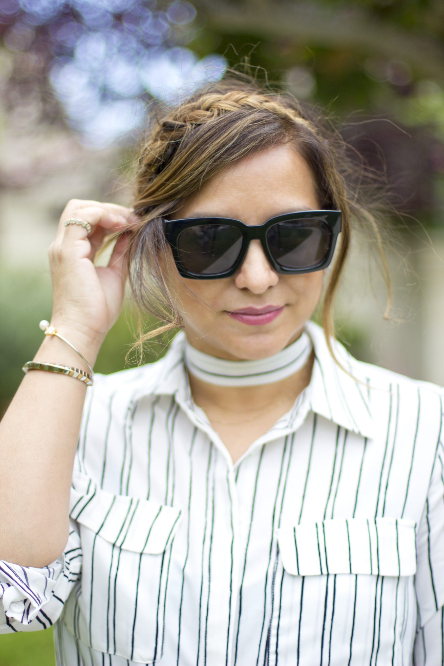 Striped Shirt Dress