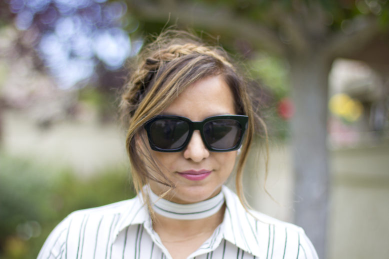 striped-shirt-dress-braids-hair