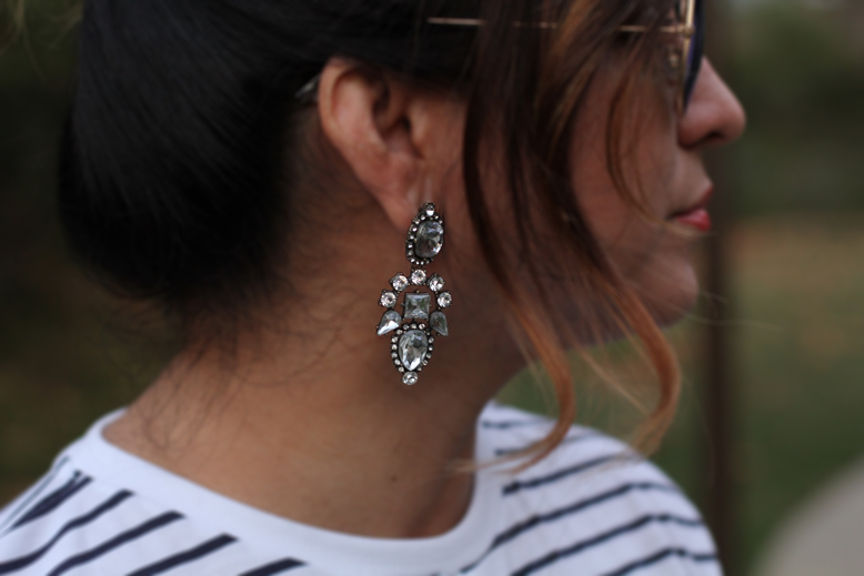 Rossana Vanoni Topshop inspired London Fashion look, Baublebar earrings