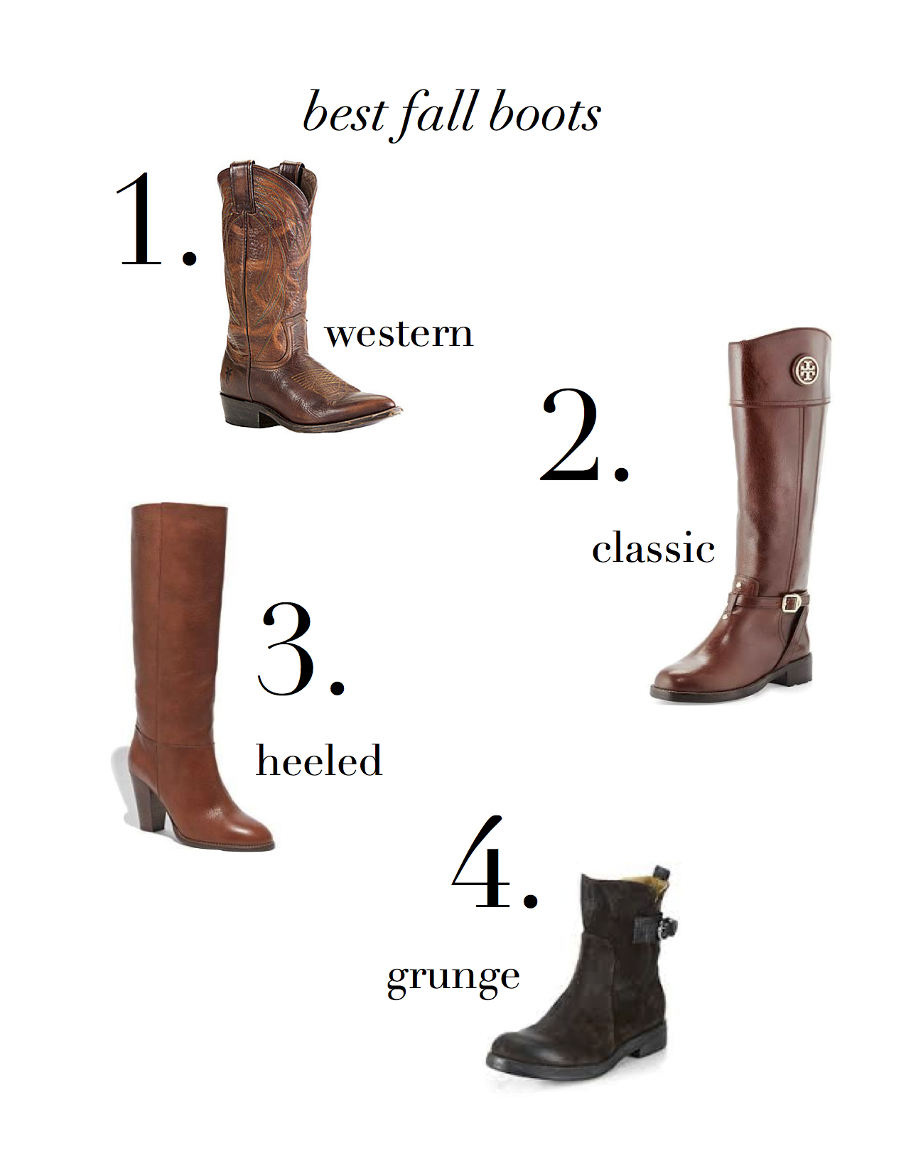 Our 4 Best Boots for Fall
