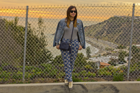 Los Angeles Sunset fashion blogger Rossana Vanoni
