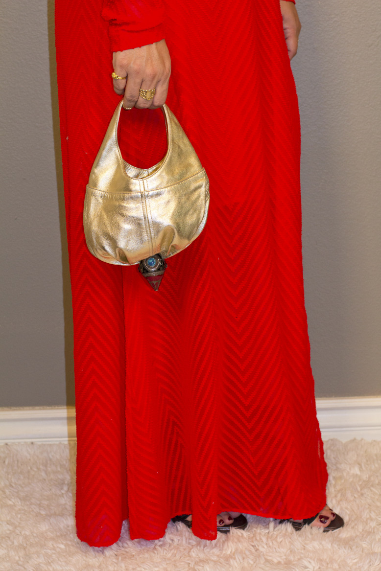 NYE-Outfit-Red-Dress-Shoes-Gold-Bag